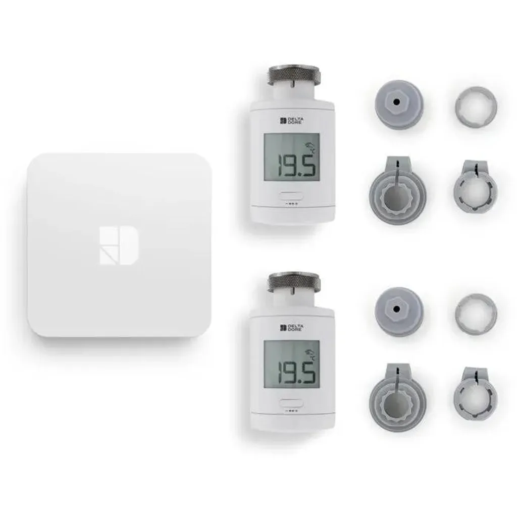 Kit de raccordement pour vannes thermostatiques Delta Dore TRV 1.0 Pro