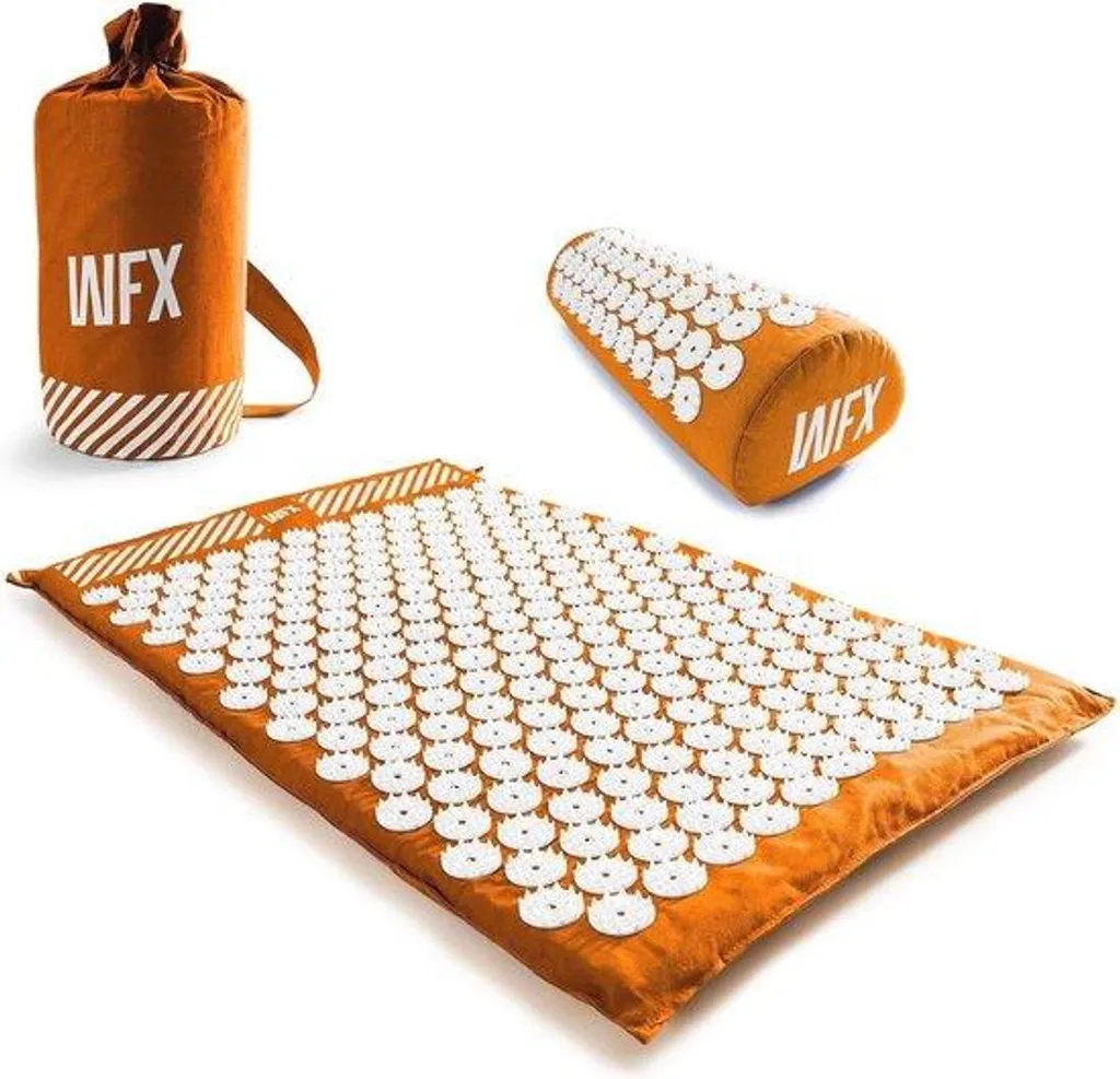 Ensemble de massage shiatsu avec tapis et oreiller pour détente du corps