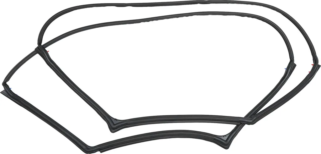 Lèche-vitre Extérieur pour Jeep Wrangler - Joints de Finition Noirs - 2