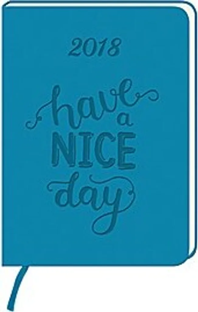 Agenda de poche 2018 anti-oubli Have a Nice Day portable léger