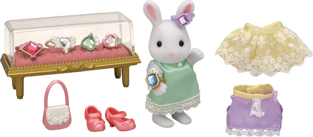 Valise de Voyage Sylvanian Families Lapin des Neiges pour Enfant