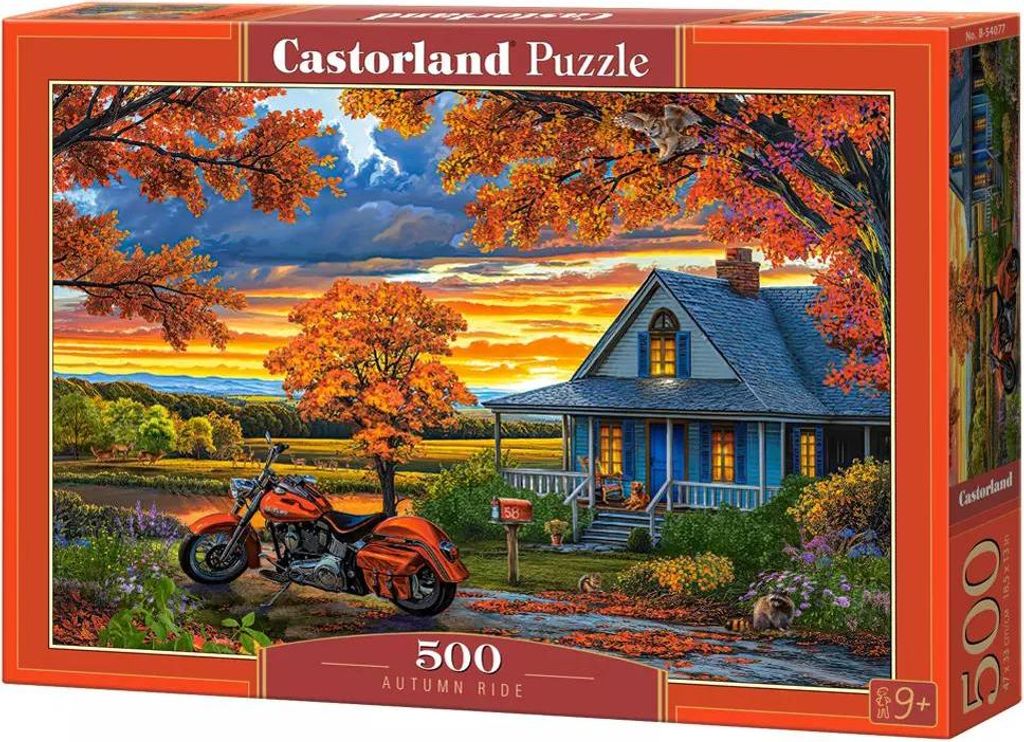 CASTORLAND Puzzle Podzimní jízda 500 dílků