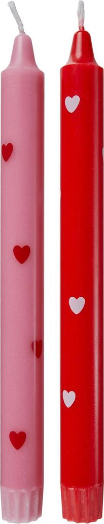 BUTLERS Stabkerze ART BOUGIE Herzen 2er-Set