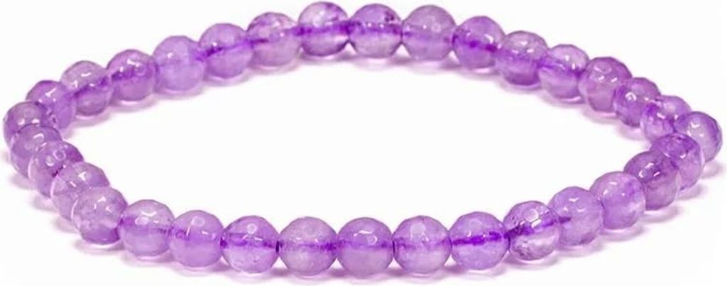 Armband Amethyst Facettenschliff – Packung mit 2 Stück – ±0,6 cm