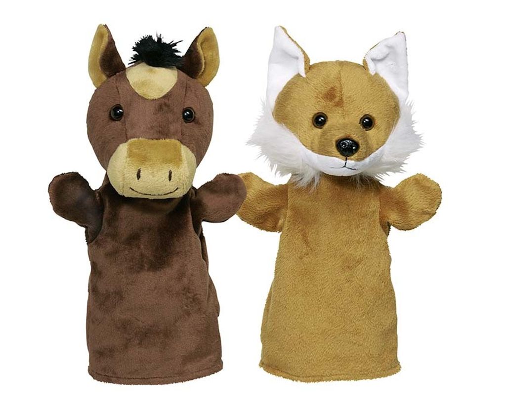 Goki Animals Arino, Funu, Wassti and Baru, Handpuppe, Tier, Produktbild 