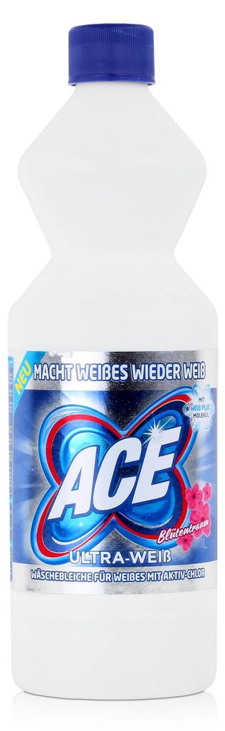 ACE Ultra-Weiß Wäschebleiche Blütentraum 1L mit Aktiv-Chlor Produktbild 