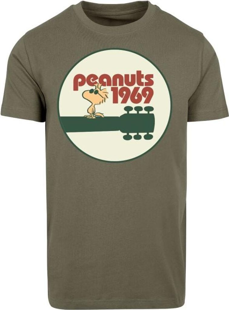 Peanuts T-Shirt Herren Woodstock 1969 khaki L