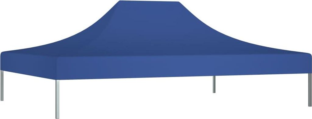 vidaXL Partyzelt-Dach 4,5x3 m Blau 270 g/m²