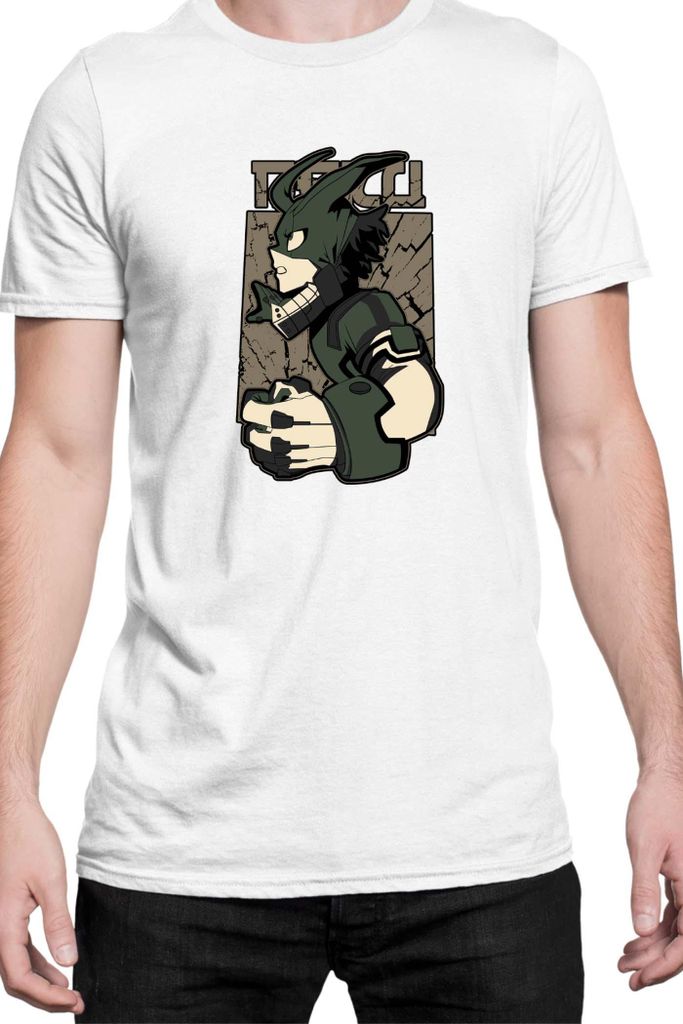 Herren T-Shirt Manga Japan Anime Comics Animation My Hero Anime Academia 26, Man 5XL / Weiß