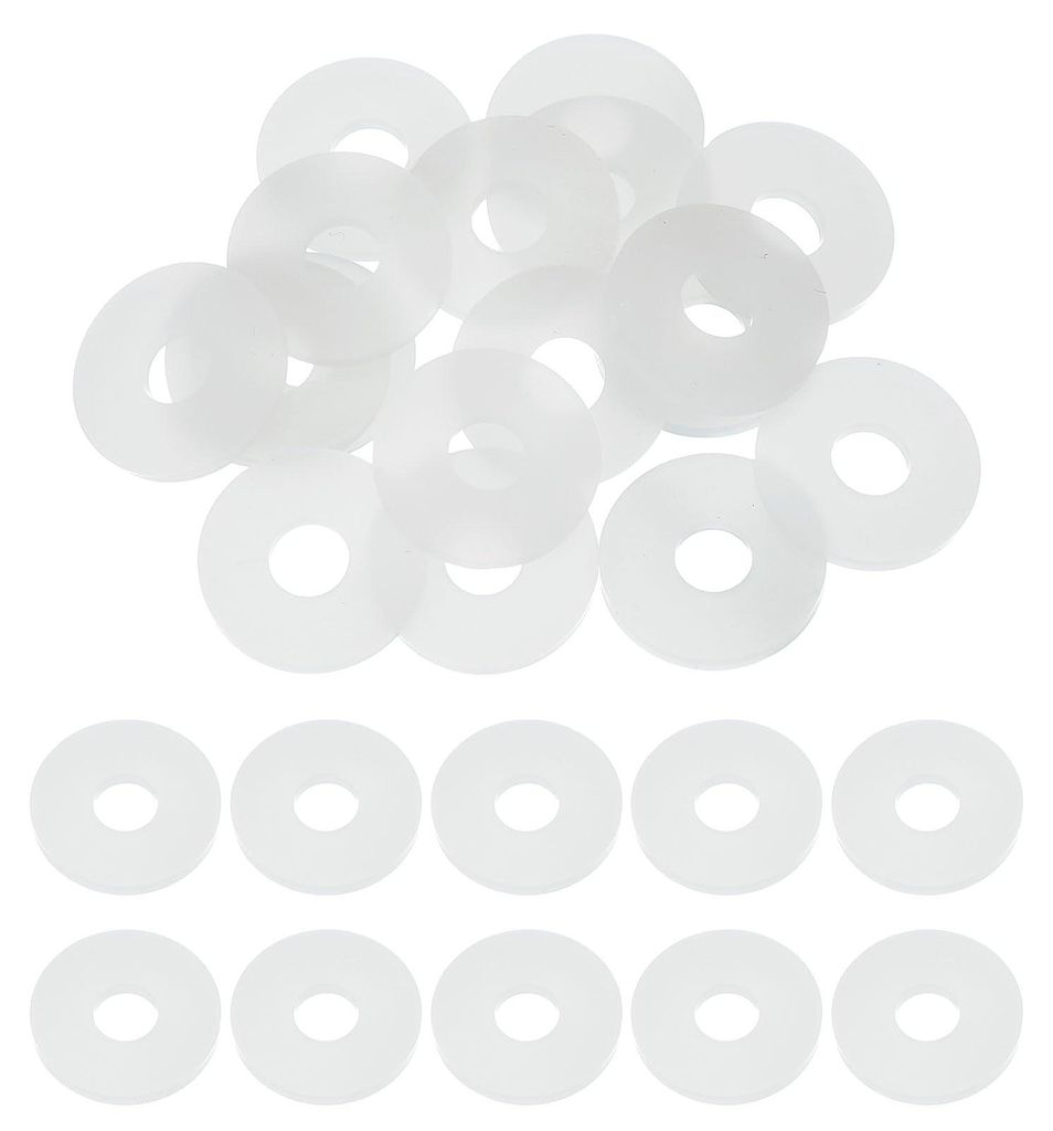 20 Silikonringe, 7 mm Innendurchmesser, 20 mm Außendurchmesser, 2 mm dick, Dichtungsringe, O-Ringe, Distanzstücke, Unterlegscheiben, Dichtungen, ...