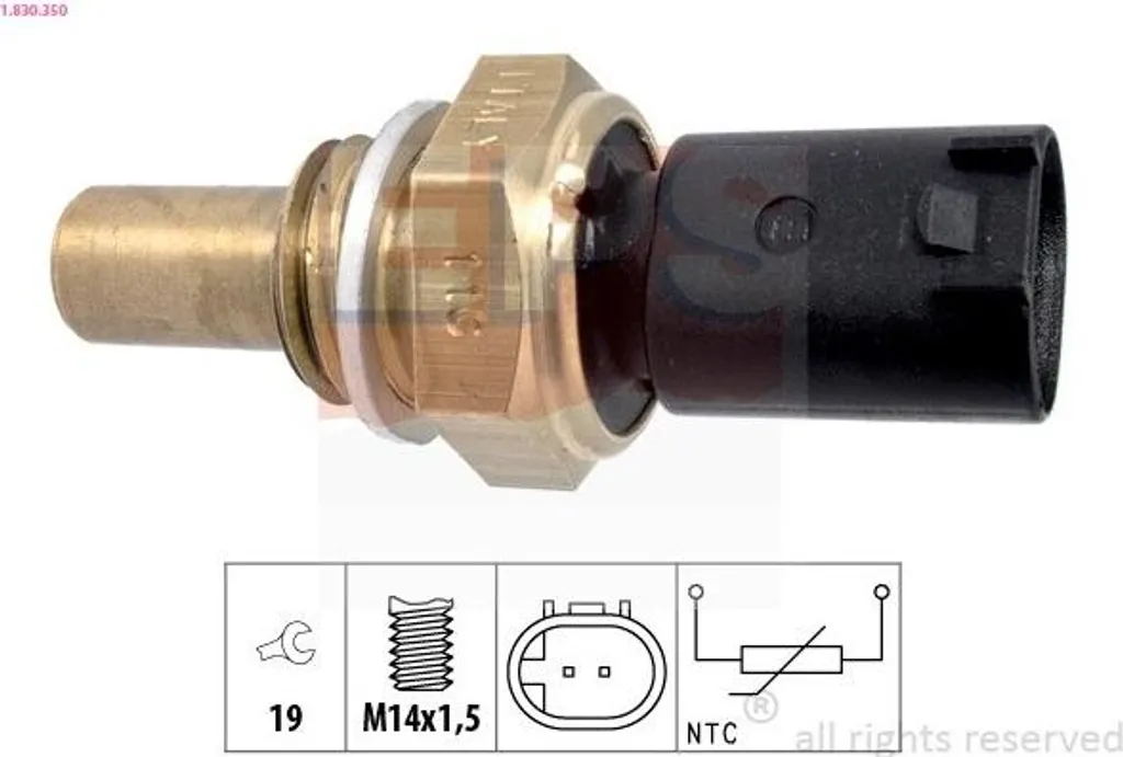 Sensore Di Temperatura Del Liquido Di Raffreddamento Db Om604/