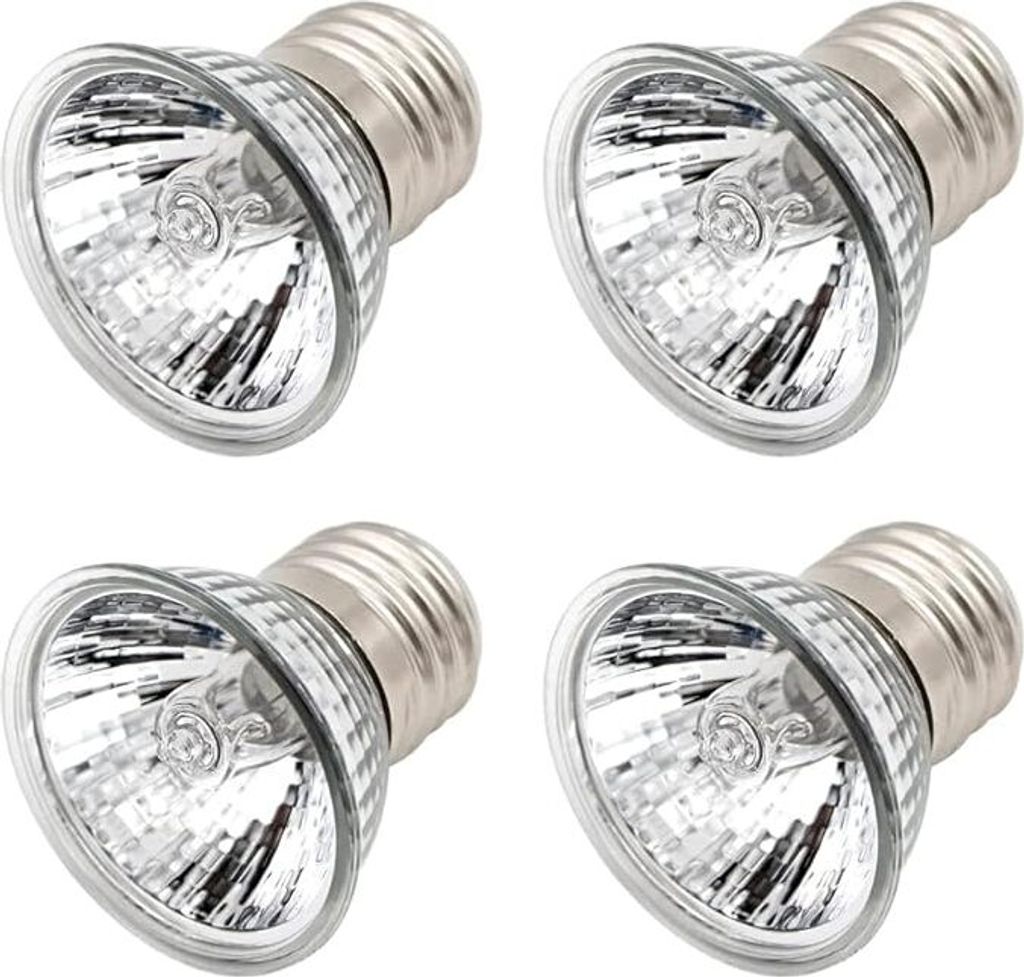 Wärmelampe für Schildkröten, 25 W Heizbirne, E27 UVA UVB Dimmbare Halogenbirne Reptilienheizung, für Reptilien, Eidechsen, Schildkröten, Schla...