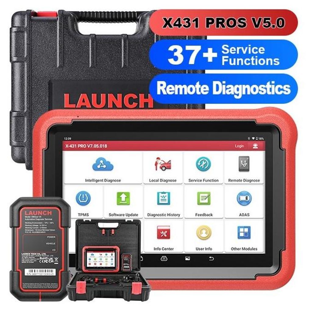 Outil de diagnostic automobile - LAUNCH - X431 PROS V5.0 - Image du produit 