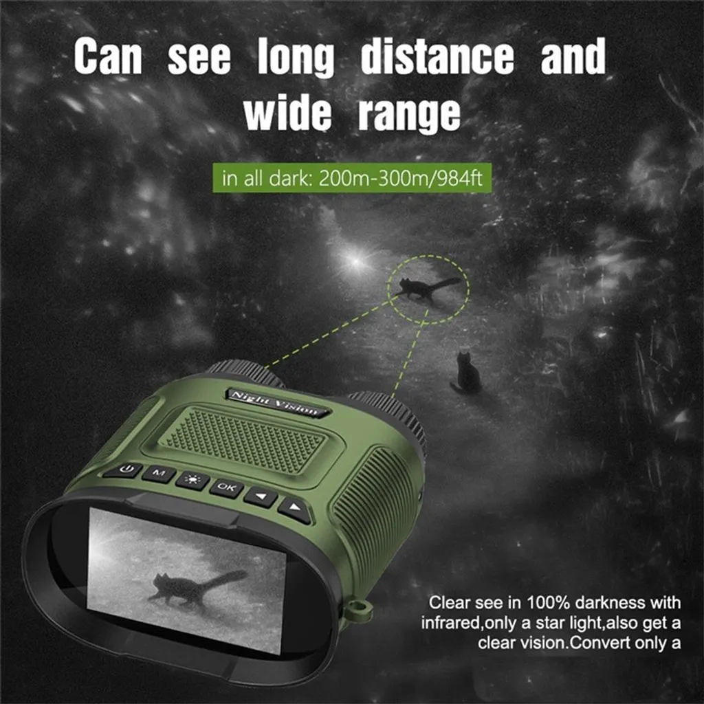 Jumelles Infrarouges HD Zoom 8x Haute Performance pour Activités Nuit - 6