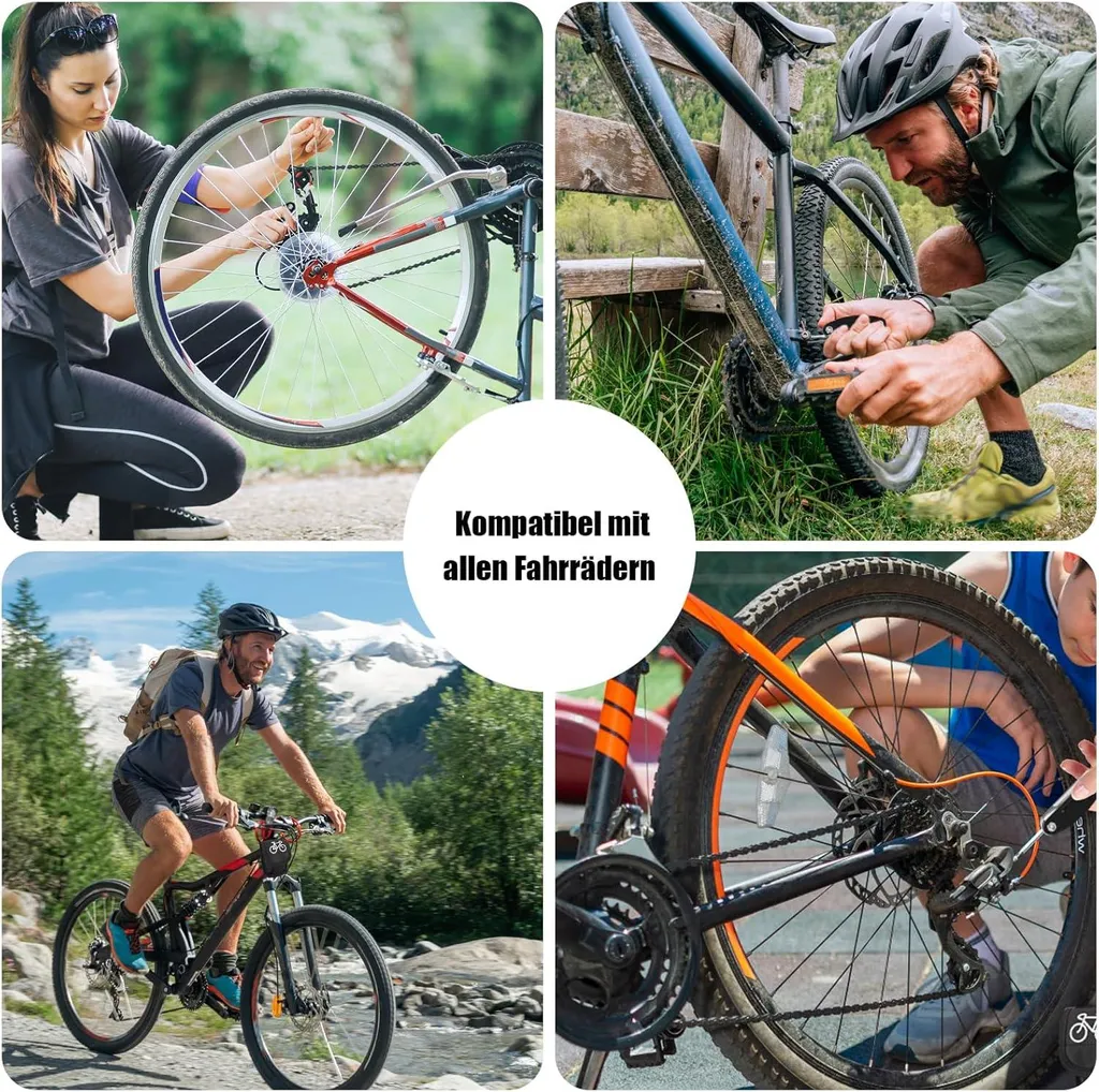 Multitool vélo 16 fonctions et kit de dépannage pneus en étui compact - 2
