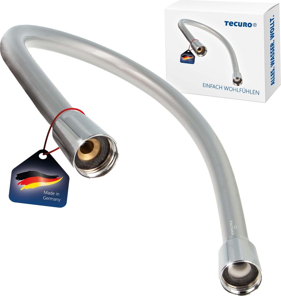 tecuro PREMIUM Brauseschlauch 1,00 m, verdrehsicher, Produktbild 