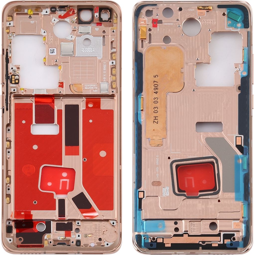 Mittelrahmen für Huawei P40 Pro Gold Middle Frame Rahmen Gehäuse Ersatzteil Neu