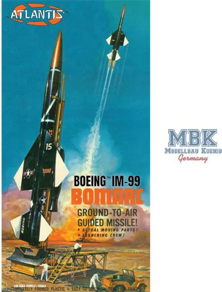 Missile IM-99 Bomarc 1:56 avec Plate-forme de Lancement Orientable
