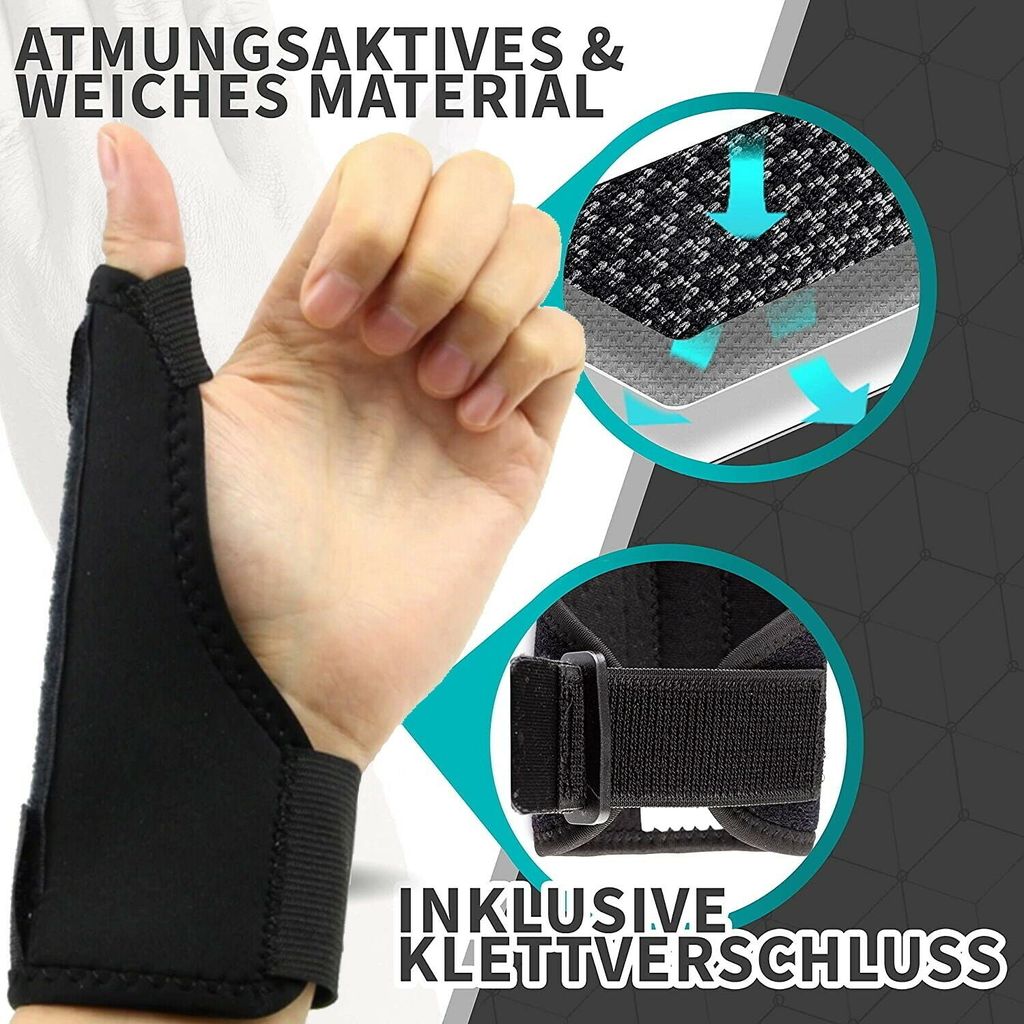 1x Handgelenk Arthritis Daumenschutz Daumenbandage Daumenschiene Bandage DE 