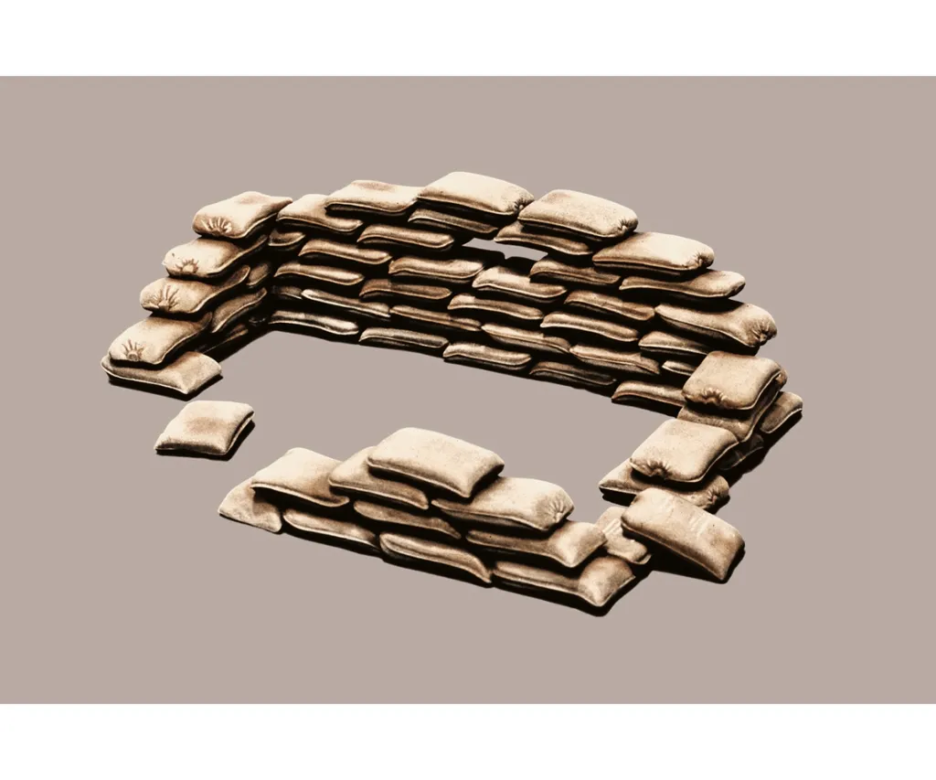 Italeri Sacs de Sable 1:35 Texture Réaliste pour Fortifications WWII