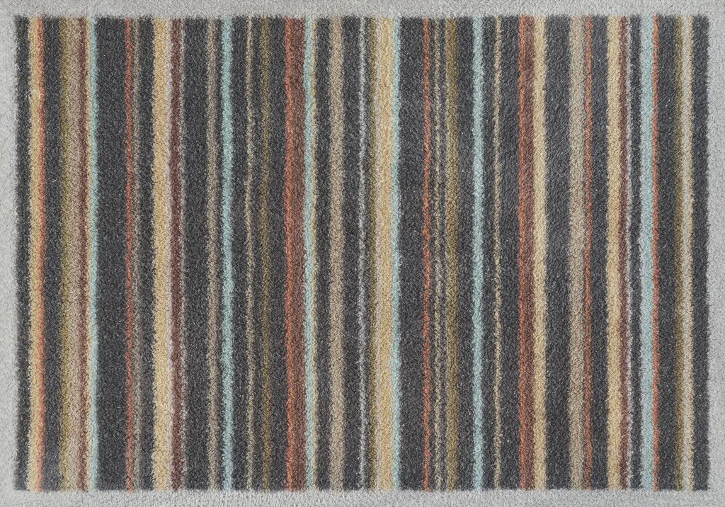 Paillasson d'entrée Turtle Mats Hawthorn Stripe 60x85 cm ultra propre