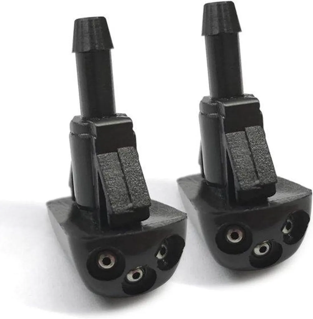 Kit de 2 buses de lave-glace noir en ABS haute pression pour auto universel