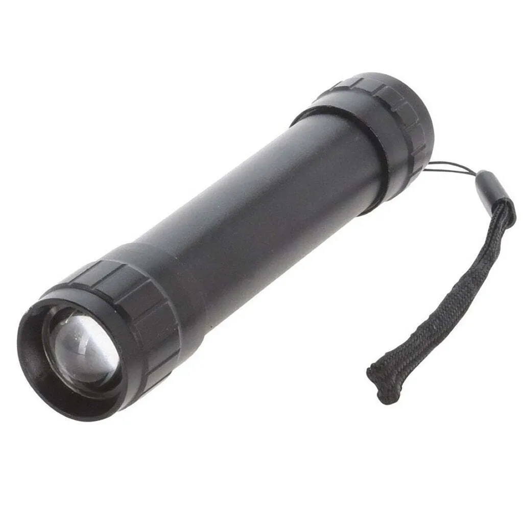 Lampe Torche de Poche Fx Tools Noir pour la Panne de Courant et Camping