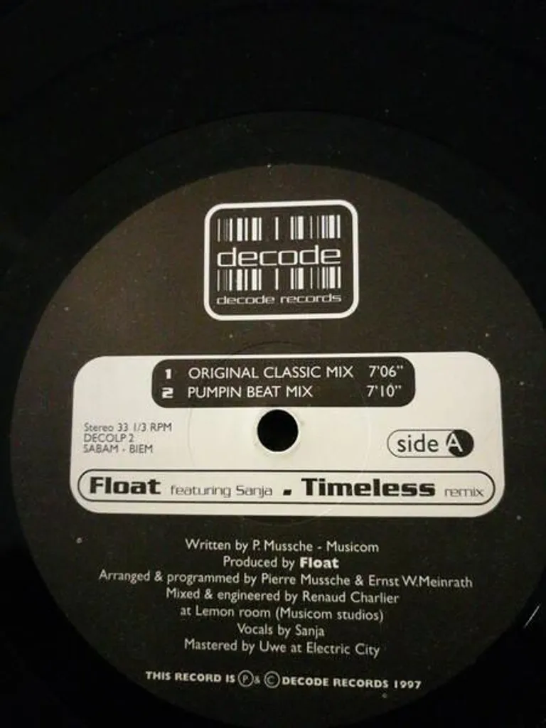 Disque Timeless (Remix) Son Haute Fidélité - Version Longue Inédite Or