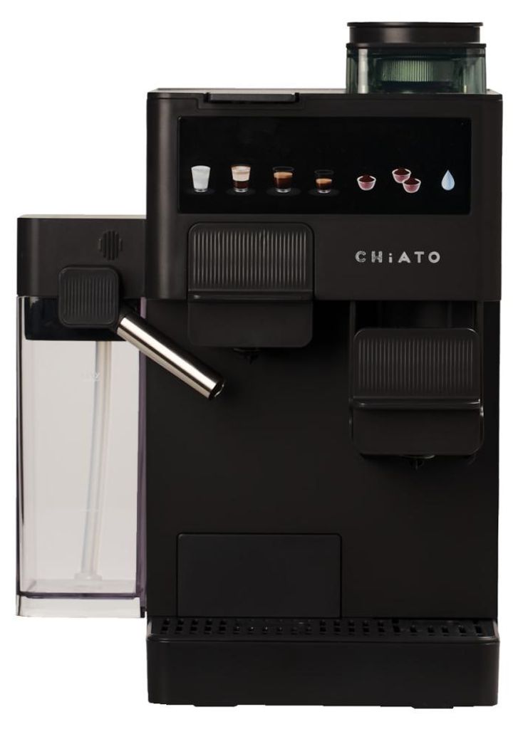 CHiATO coffeePLAY 5-in-1 Kaffeemaschine mit Mahlwerk und Produktbild 