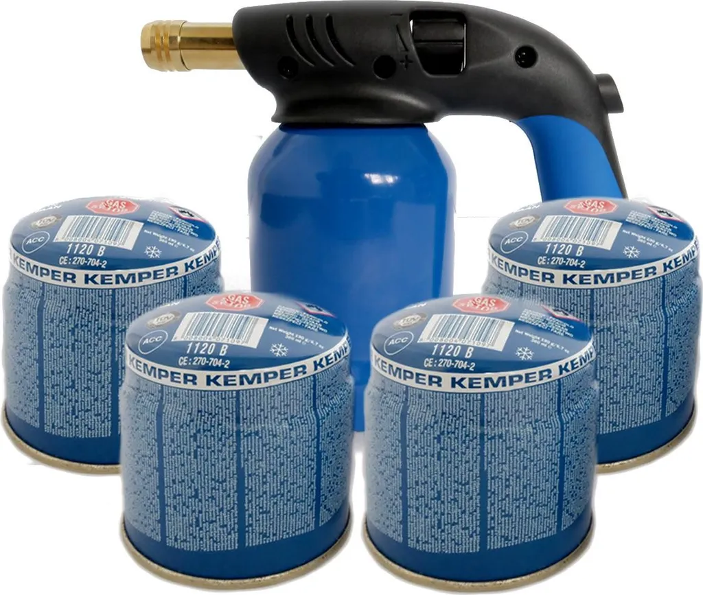 Soudure sécurisée avec la lampe Kemper piezo acier et stop gaz 190g
