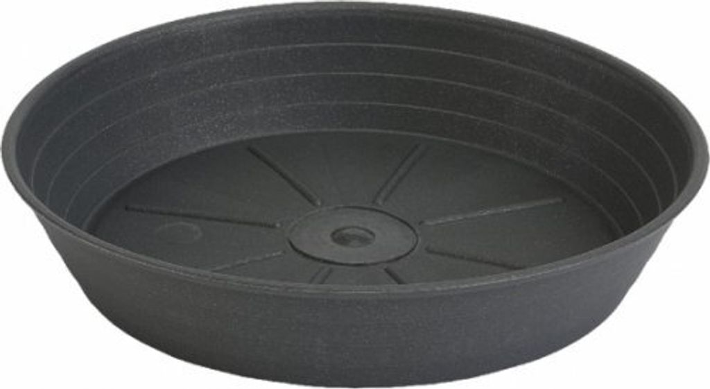 Dessous de pot en plastique Primavera Ø 34 cm anthracite Image du produit 