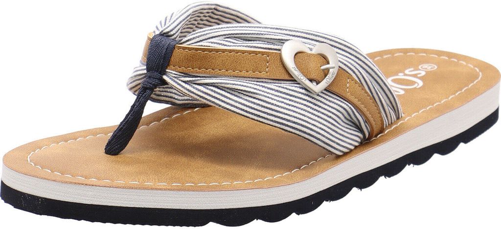 s.Oliver Damen Zehentrenner Blau