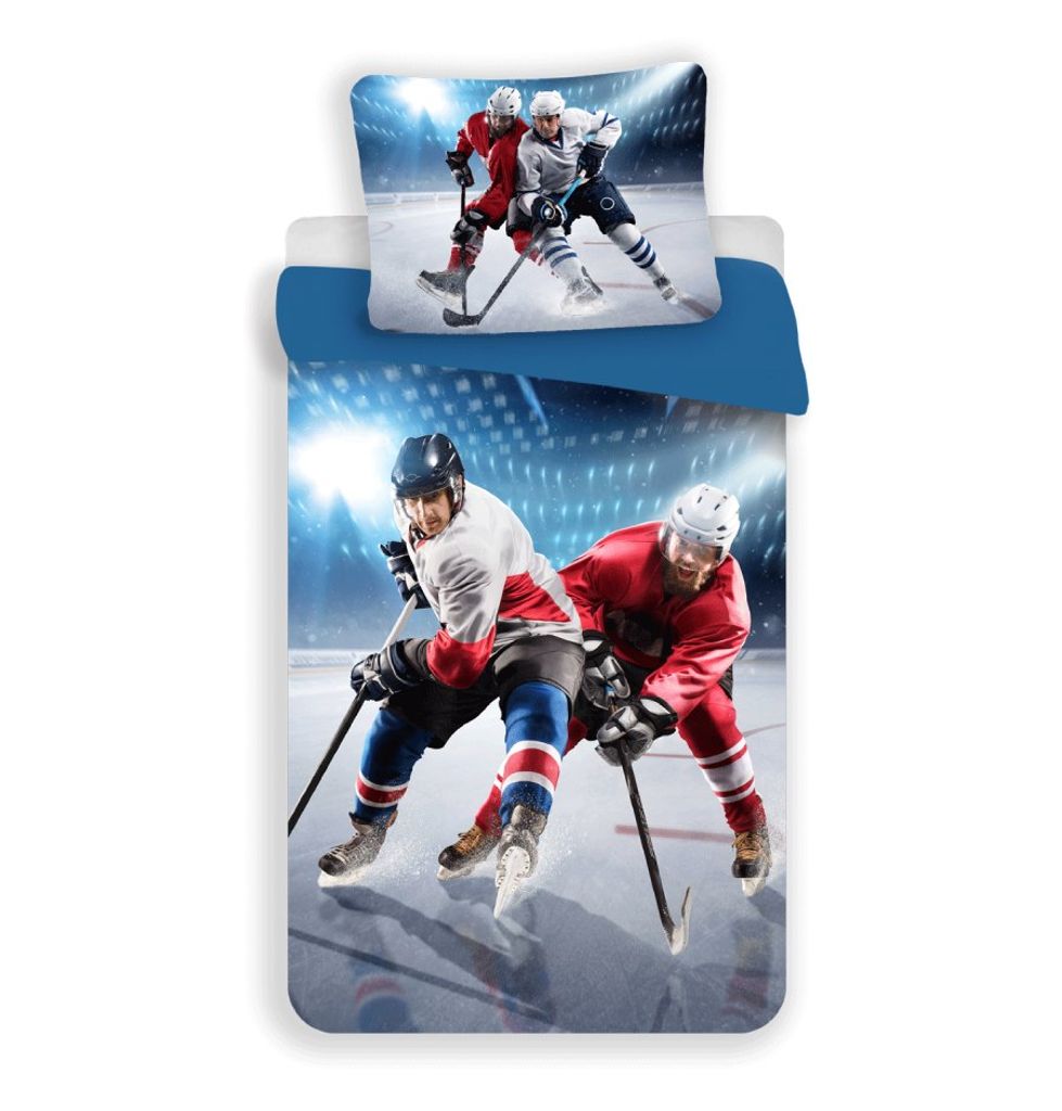 JERRY FABRICS 3D Obliečky Lední Hokej micro Polyester - Obrázok produktu 