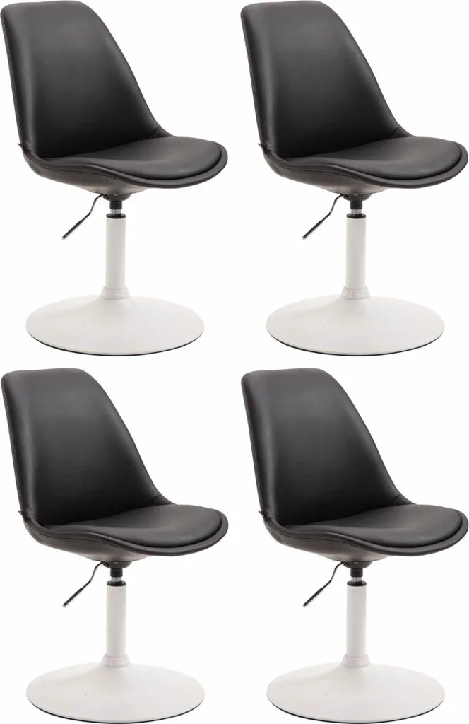 Chaises de cuisine pivotantes Maverick pour table et îlot lot de 4