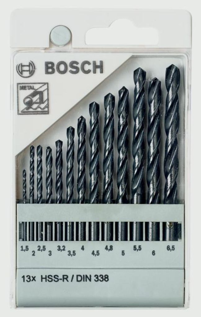 Bosch Metall-Bohrer-Bit-Set HSS-R DN338 13 Stück