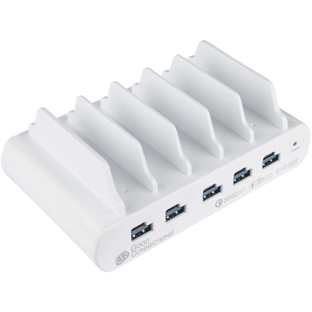 Station USB Multi-Appareils 110W Idéale pour Bureaux et Familles Connectées