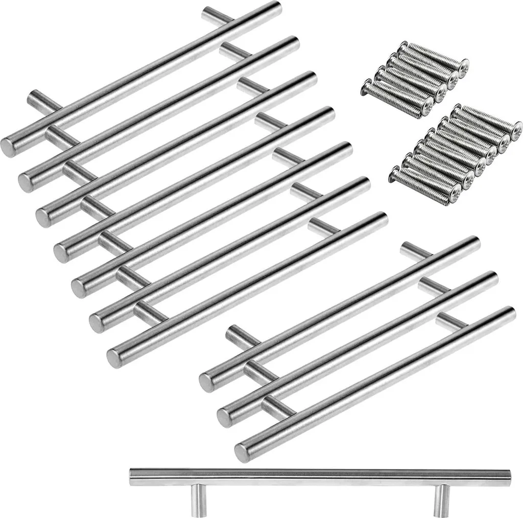 Poignée de Cuisine pour Rénovation Meuble - Taille 96mm à 160mm Argent