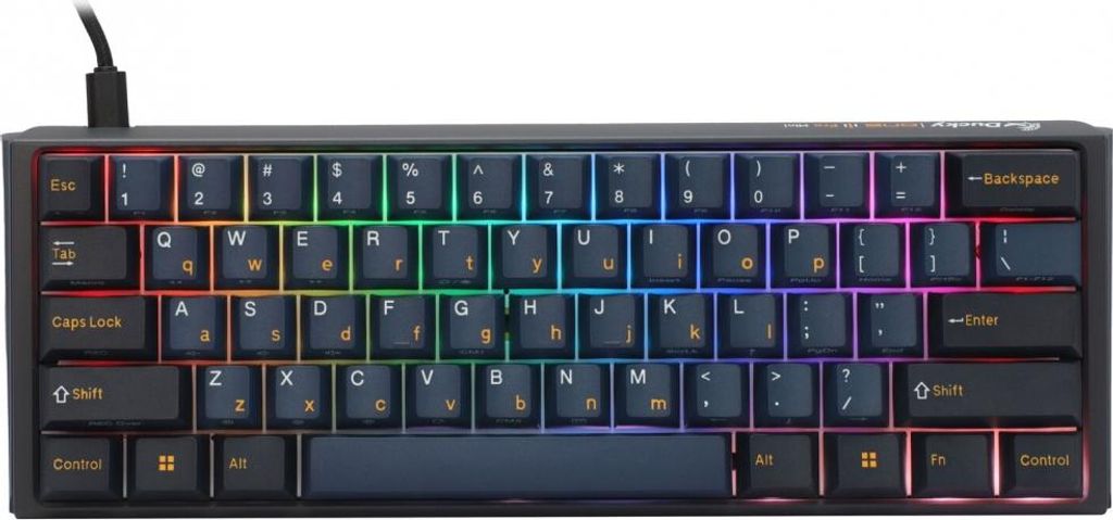 Ducky One 3 Pro Mini Nazca Line Gaming Tastatur mechanisch 8.000 Hz Hot Swap RGB (DKON2361ST-CRUSPTCHNAZ001)