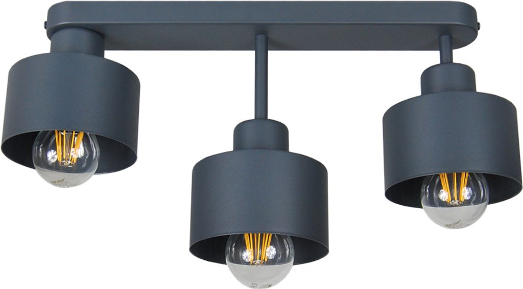 Anthrazite Deckenlampe OST4006AN Deckenleuchte 3-flammig