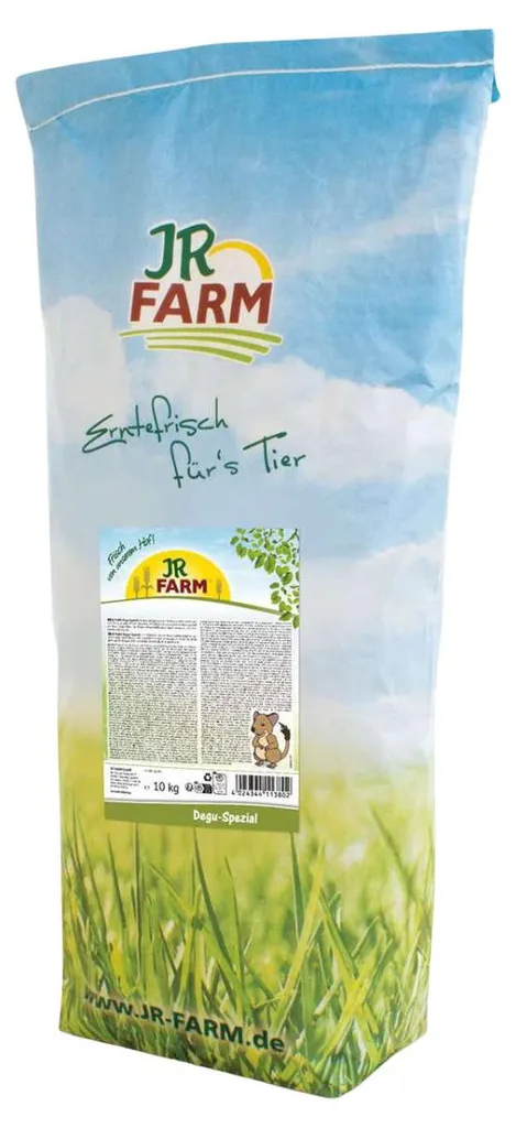 Aliment complet octodon JR Farm Degu Spezial - Format 10kg stockage