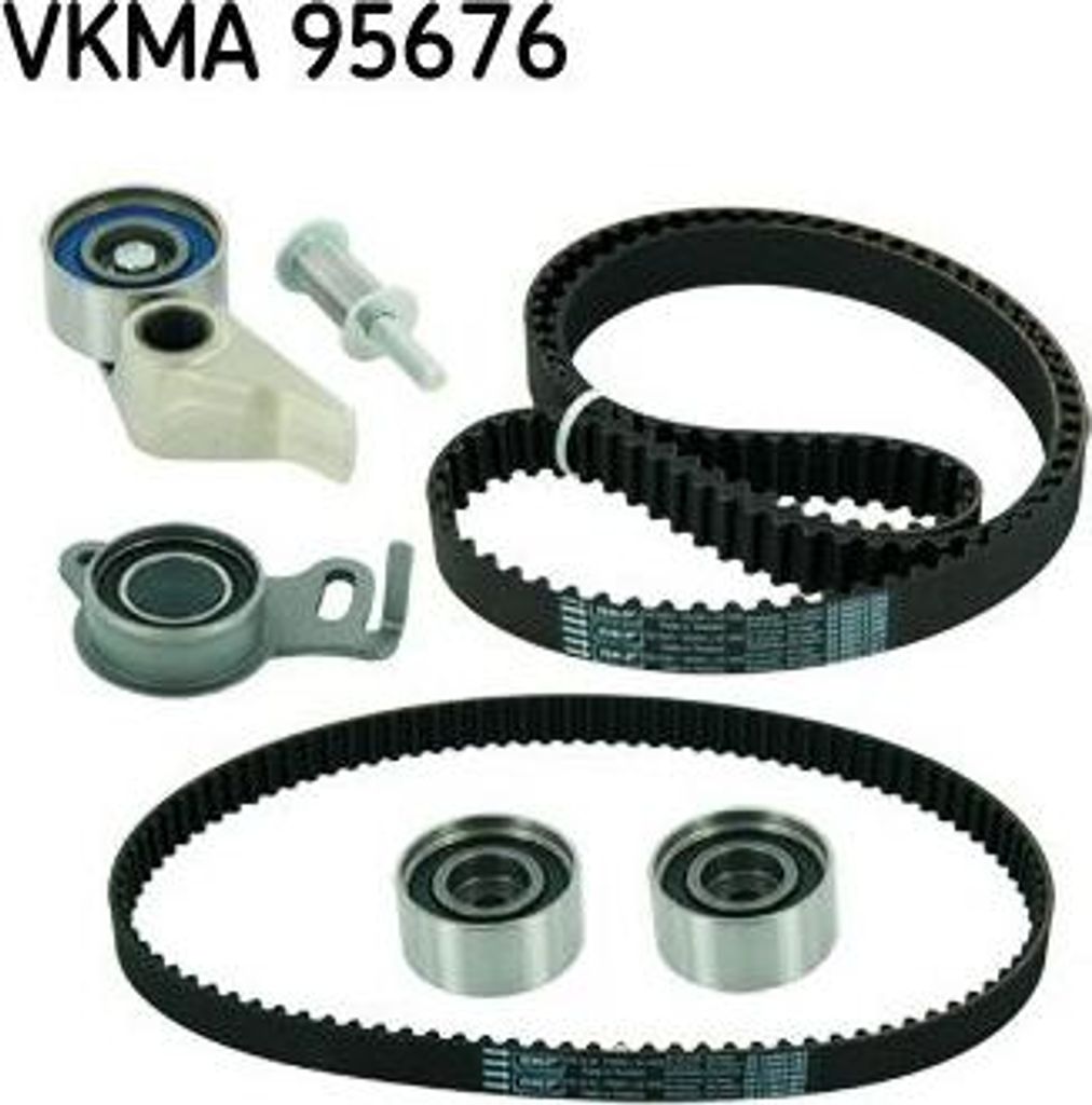 SKF VKMA95676 Zahnriemensatz OE 6000608129 kompatibel mit L200, Pajero