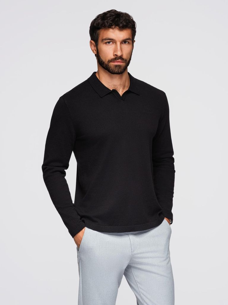 Ombre Clothing Klassischer Pullover für Männer Ueci schwarz M