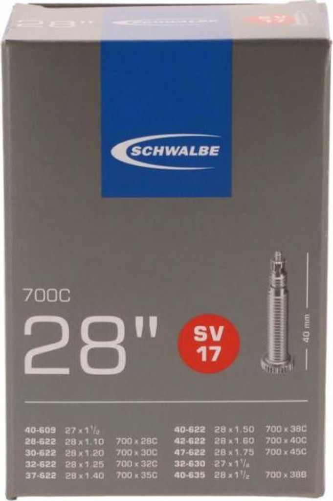 Schwalbe 1x Schlauch SV17 28x1.10-1.75 Zoll