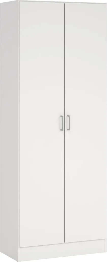 Soresina Armoire Multi-Usage 2 Portes 73x180 cm Blanc - Rangement ID45