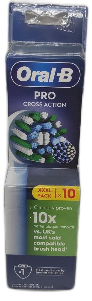 Oral-B Pro CrossAction - vervangende opzetborstels, 10 Productafbeelding 