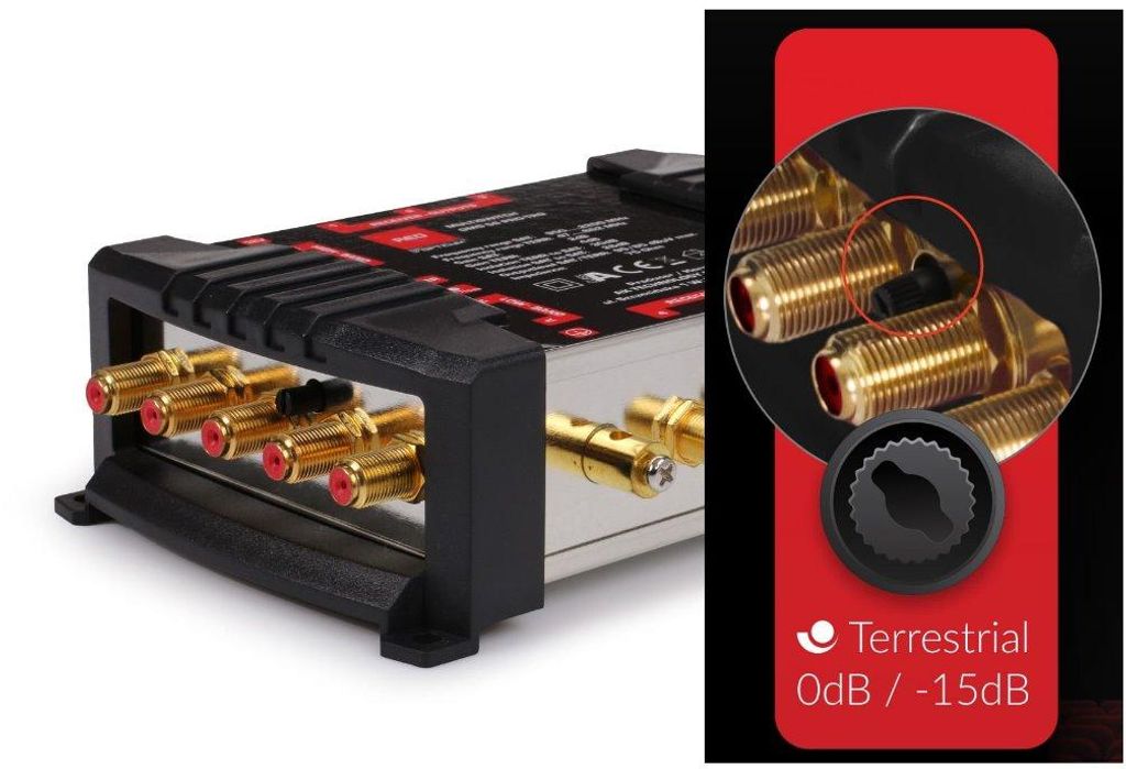 Opticum OMS 5x PRO-TRQ Series multipřepínač 5/4 (pro 1 Obrázek produktu 