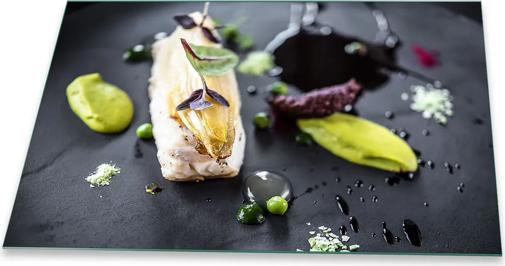 Copertura Piano Vetro 80x52 Food Green | Decorazione Cucina Glamour