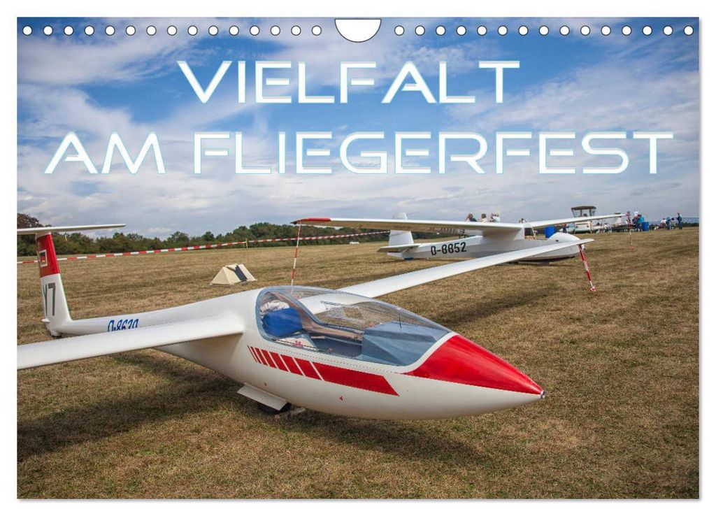 Vielfalt am Fliegerfest (Wandkalender 2027 DIN A4 quer), CALVENDO Monatskalender