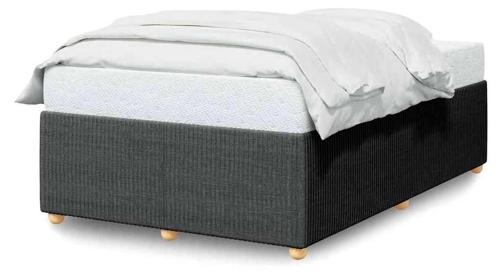 Bettgestell Dunkelgrau 120x190 cm ohne Matratze