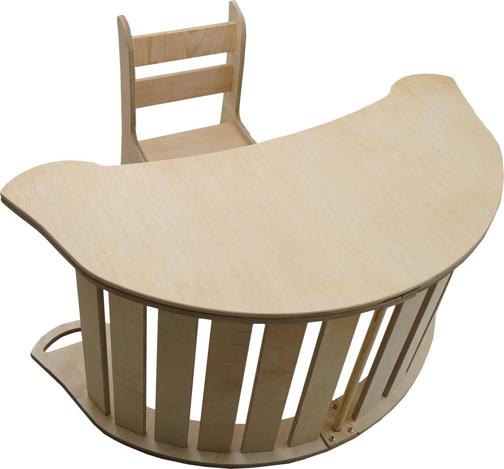 Skyline Kletterbogen Klettergerüste Kletterdreieck Baby Kletterwippe Holzbogen für Kinder Montessori Klappbar Tisch, mod.C, 113x56x51cm, Hölzern